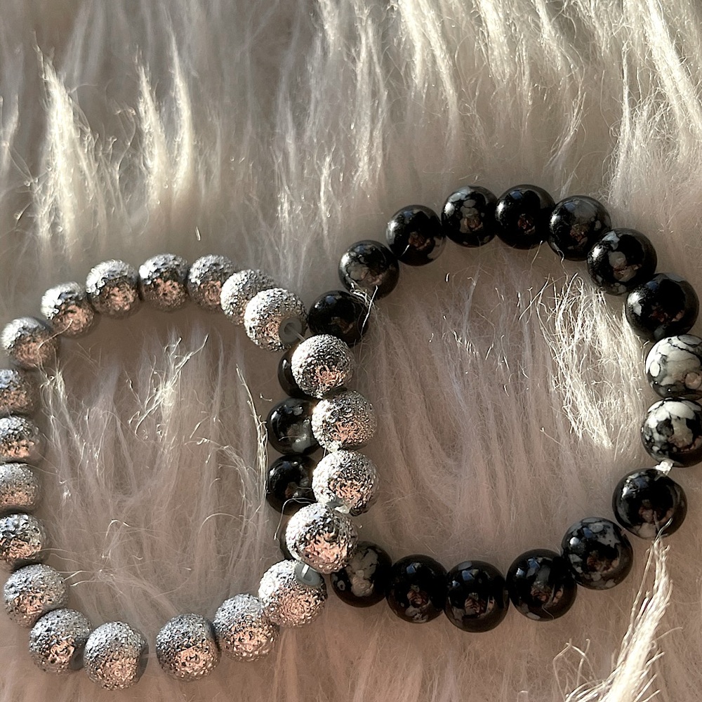 Handmade beaded brace